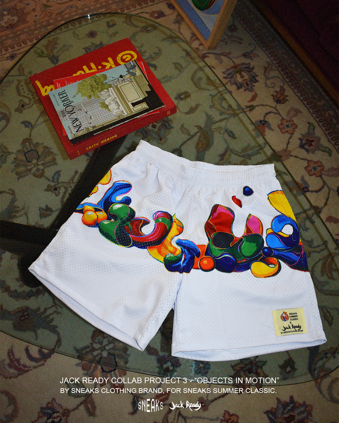 Jack Ready Collab "Objects in Motion" Premium Shorts
