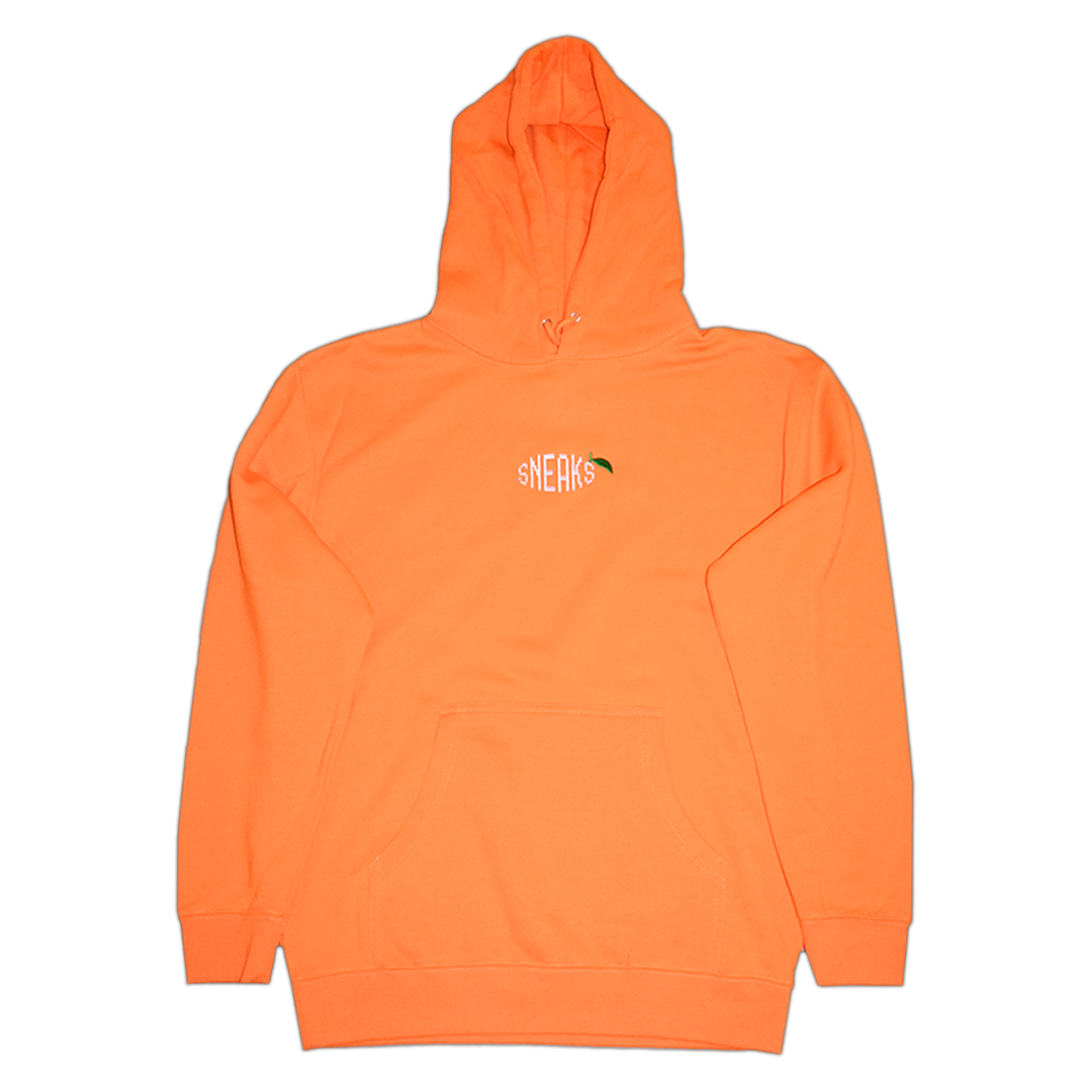 Orange Glitch Hoodie