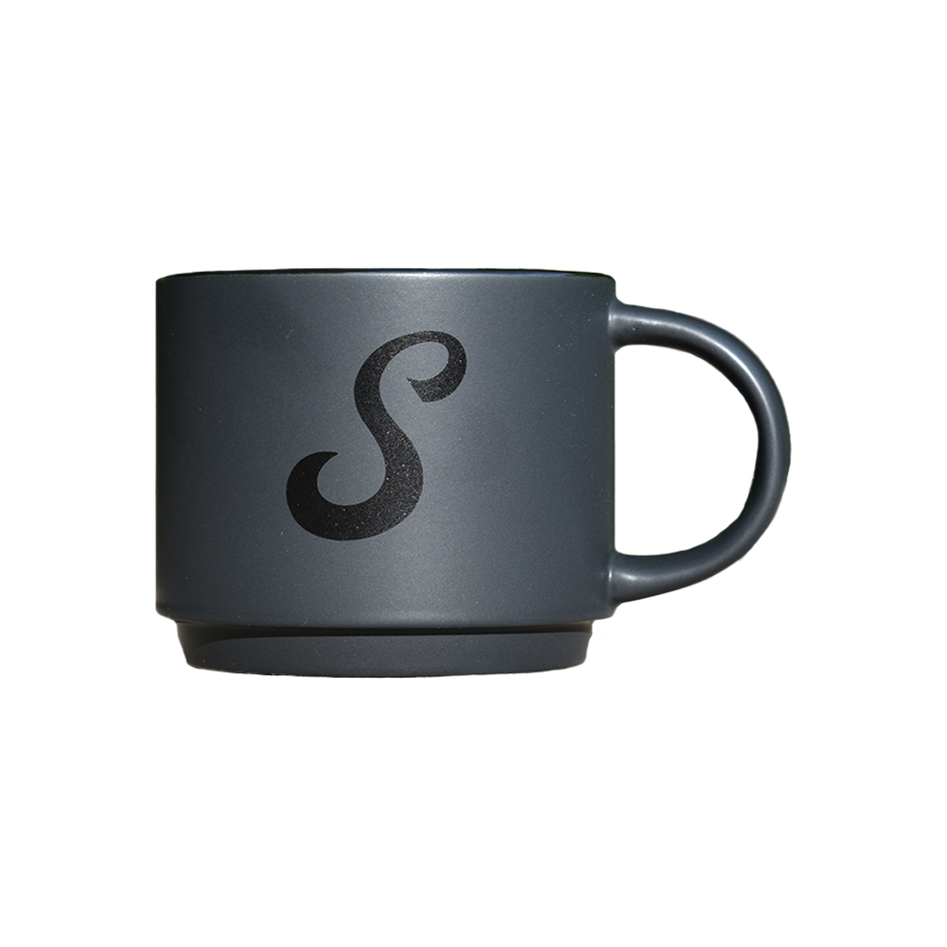 lettermark ceramic mug