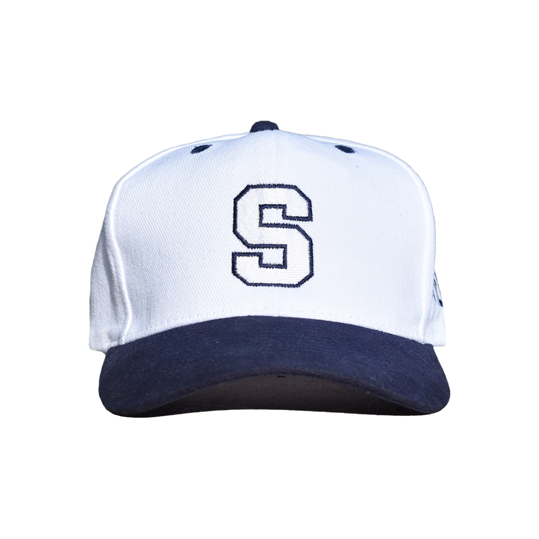 varsity cap white