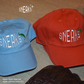 Orange Glitch Dad Hat