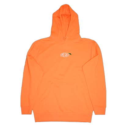 Orange Glitch Hoodie