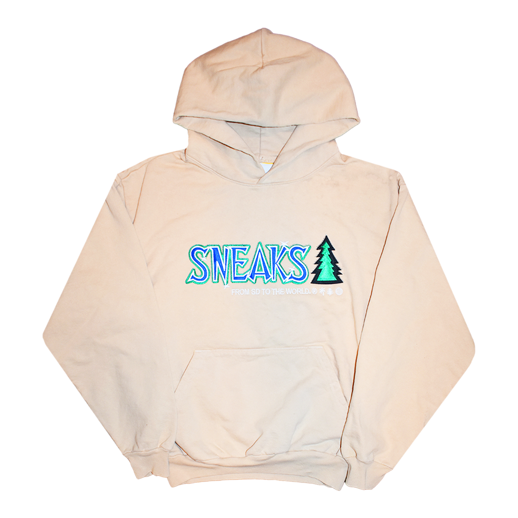 minny hoodie, se beige