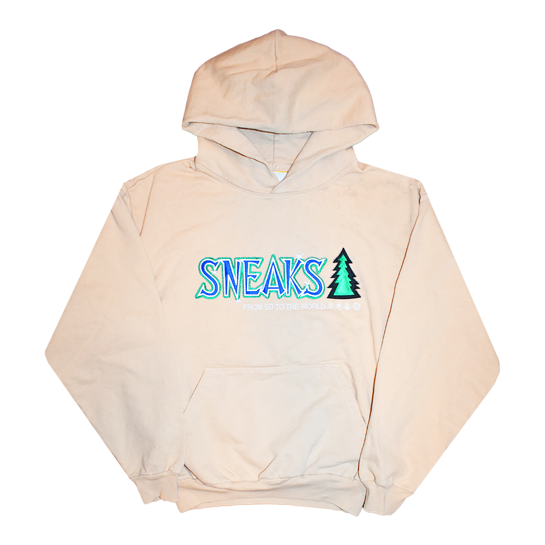 minny hoodie, se beige