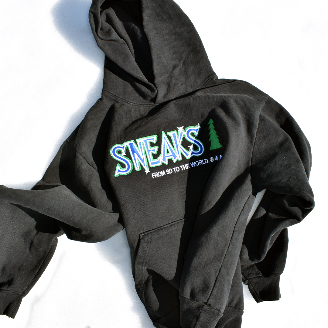 minny hoodie, black