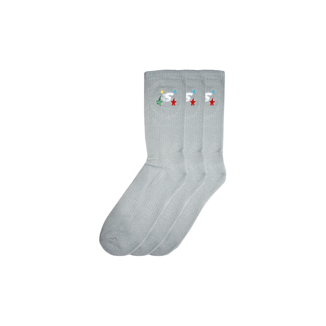 stars sock 3-pack