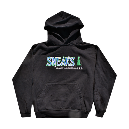 minny hoodie, black