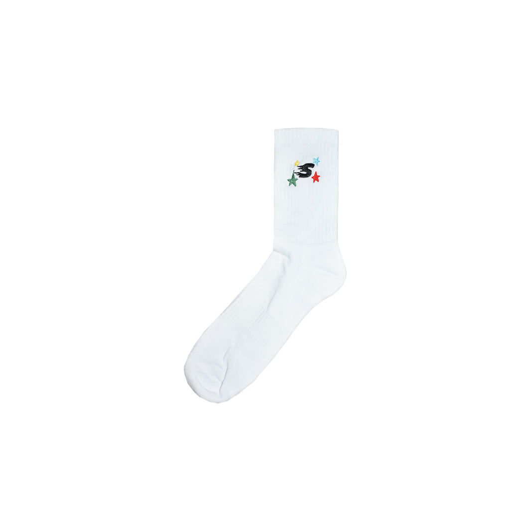 white superstar sock